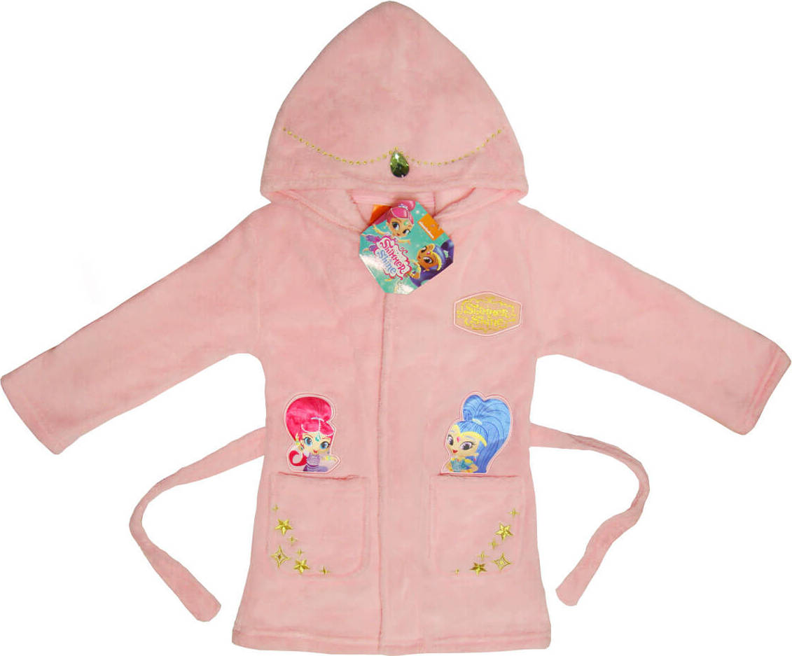 Shimmer and Shine Ružový župan pre dievčatá Veľkosť: 98