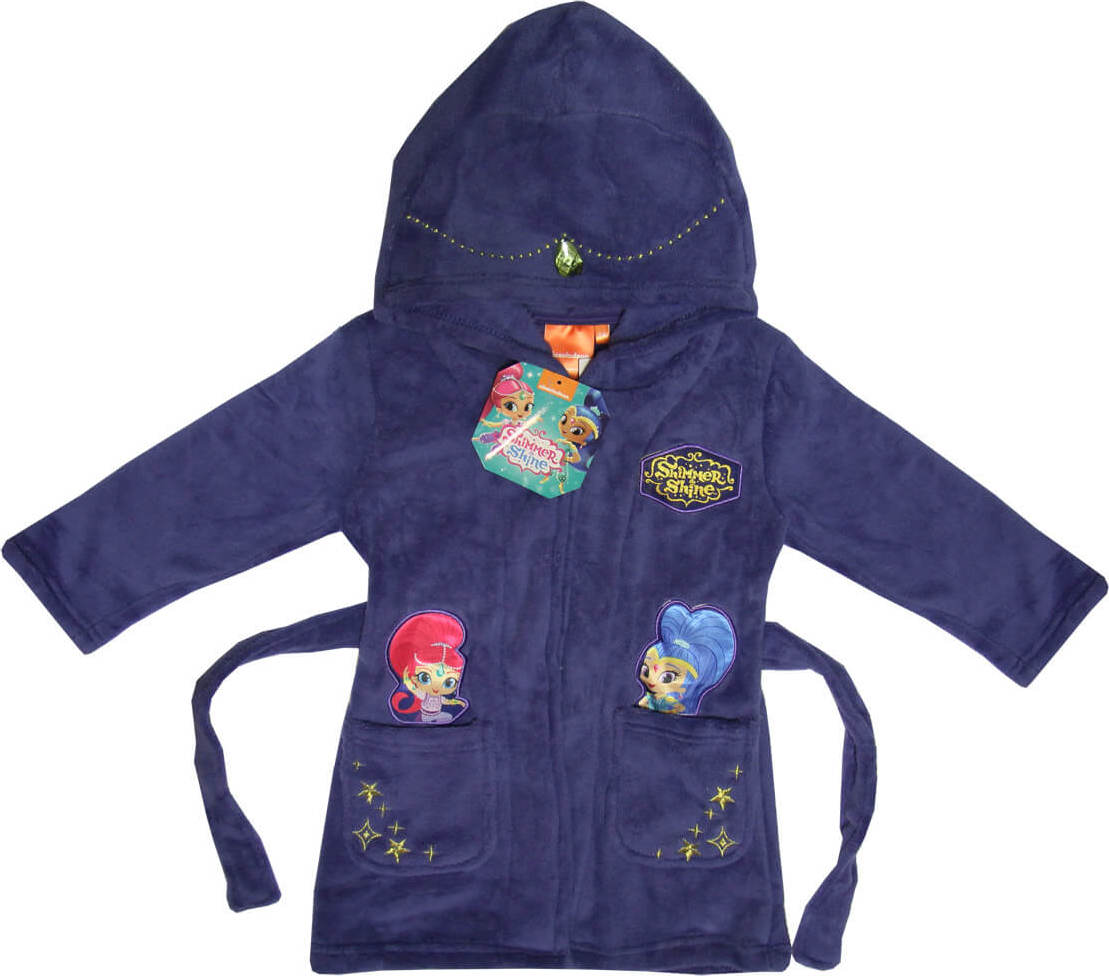 Shimmer and Shine Modrý župan pre dievčatá Veľkosť: 110