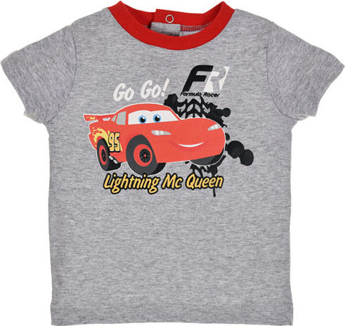 Cars chlapčenské sivé tričko blesk Mcqeen Veľkosť: 67