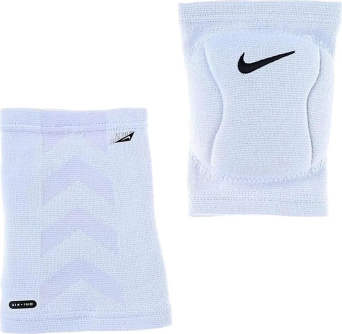 Biele kolenné chrániče Nike Streak Volleyball Knee Pads Ce 2PPK NVP07-100 Veľkosť: XL/2XL
