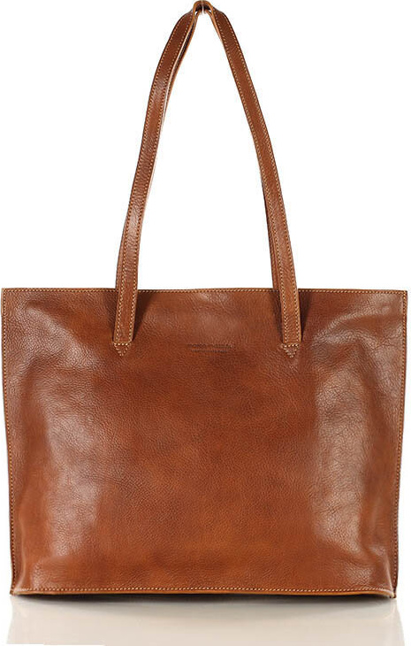 MARCO MAZZINI Svetlohnedá dámska business kabelka (420a) Veľkosť: ONE SIZE