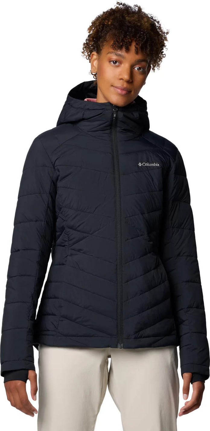 Čierna dámska prešívaná bunda Columbia Joy Peak II Hooded Jacket W 2089041010 Veľkosť: M