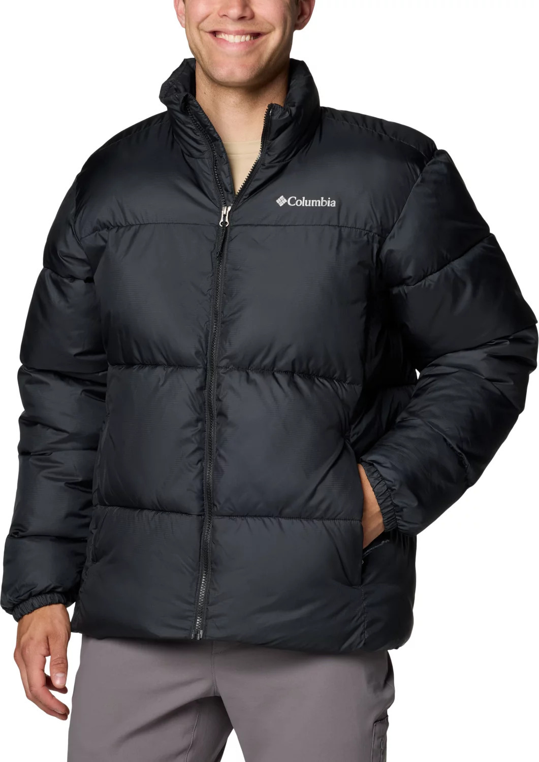 Čierna pánska zimná prešívaná bunda Columbia Puffect III Jacket 2086861010 Veľkosť: XL