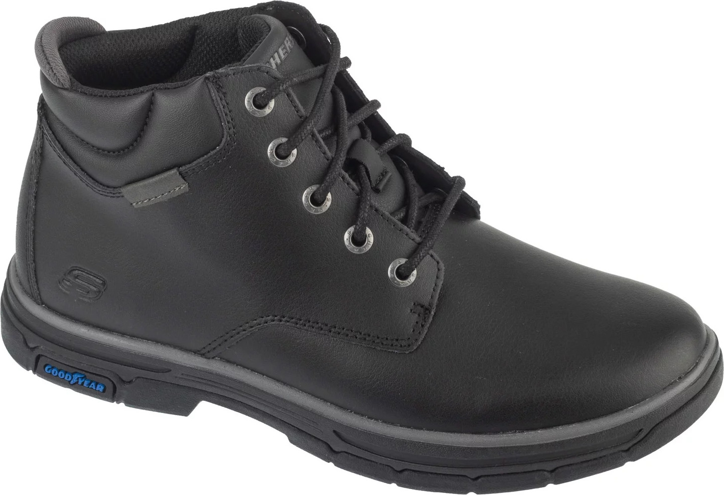 Čierne pánske zimné členkové topánky Skechers Segment 2.0 - Brogden 204394-BLK Veľkosť: 42