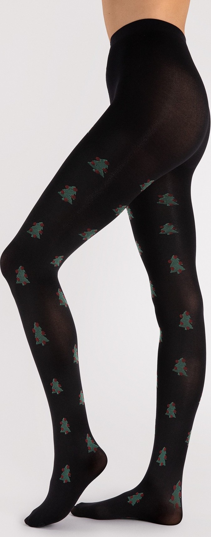 Fiore Čierne silonky so stromčekmi G 6093 So Quiet 60 den Veľkosť: S