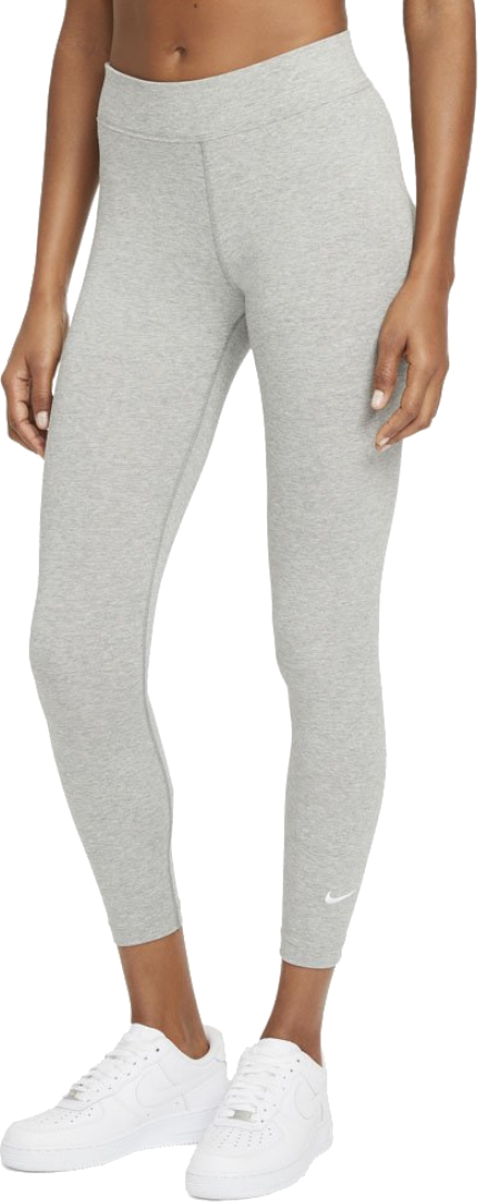 Šedé dámske športové legíny Nike NSW Essential 7/8 Leggings CZ8532-063 Veľkosť: XS