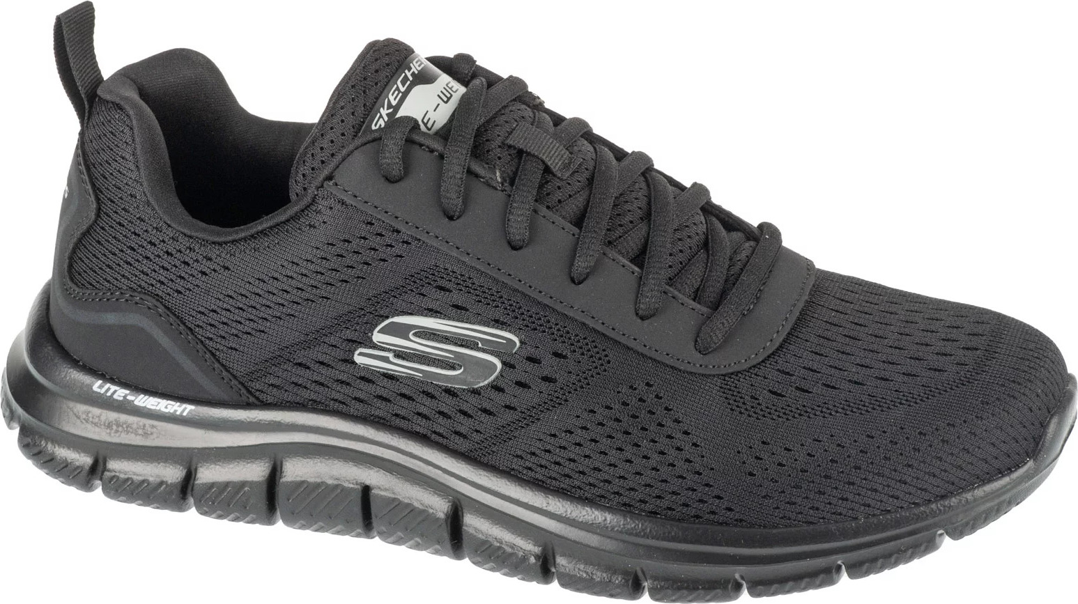 Čierne pánske tenisky Skechers Track - Leshur 232758-BBK Veľkosť: 44