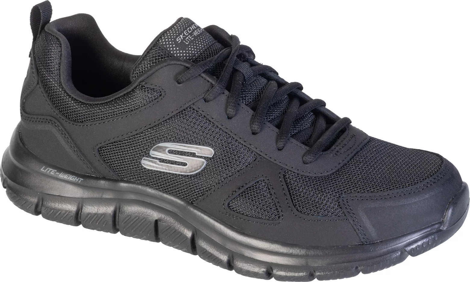 Čierne pánske tenisky Skechers Track-Scloric Wide 52631W-BBK Veľkosť: 47,5