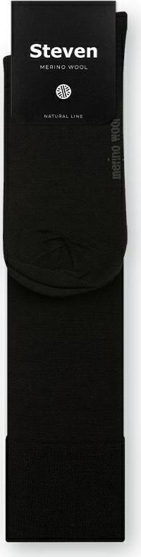 Čierne pánske podkolienky Art.008 KC005, BLACK - SEAMLESS Veľkosť: 44/46