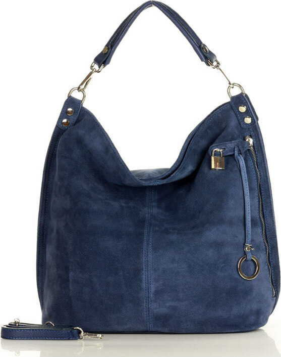 MAZZINI Modrá shopper kabelka s92p Veľkosť: ONE SIZE