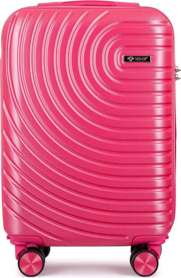 SOLIER Koralový cestovný kufor AVENTOR 55x40x20 cm STL1064 CORAL 20" S) Veľkosť: S