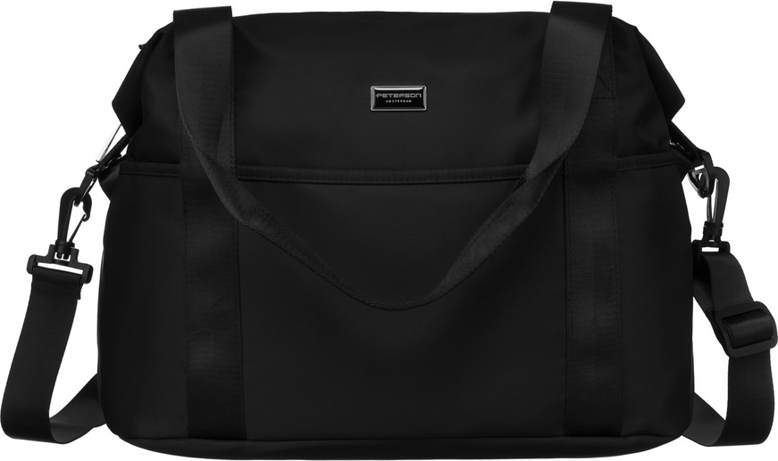 Peterson Čierna dámska malá cestovná taška PTN CTY-12 Veľkosť: ONE SIZE