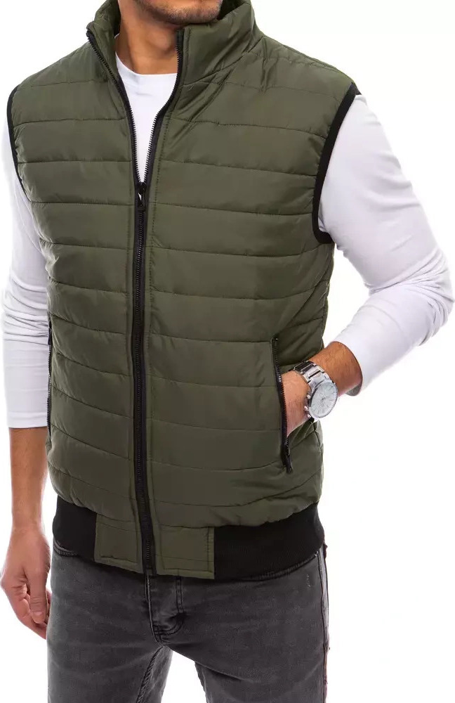 Tmavozelená prešívaná vesta TX4019 Veľkosť: 2XL