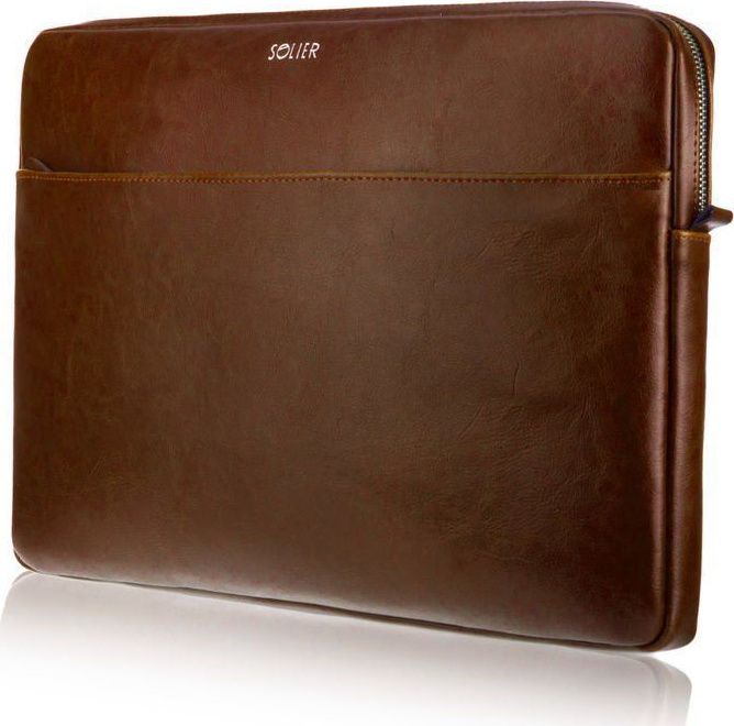 Hnedé kožené púzdro pre notebook 15" SA24A 15CALI VINTAGE BROWN Veľkosť: ONE SIZE