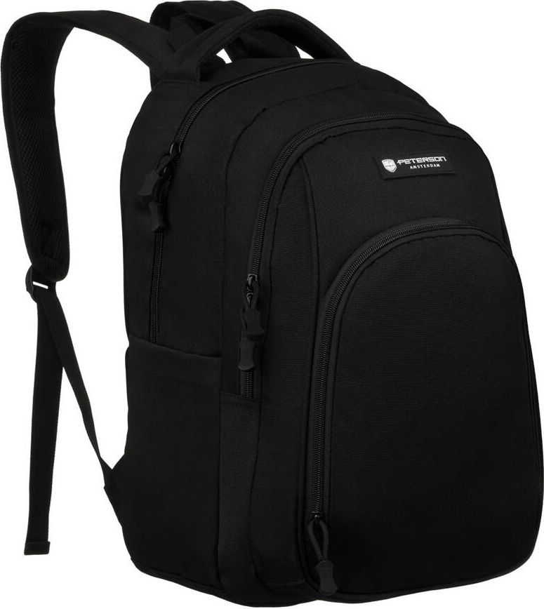 Peterson Čierny batoh s USB portom PTN 77711 Veľkosť: ONE SIZE