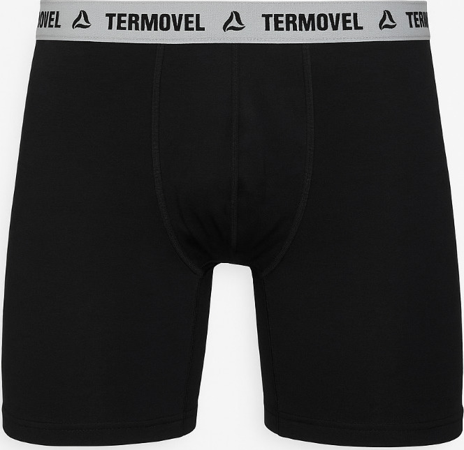 Čierne pánske boxerky s dlhším strihom Veľkosť: M