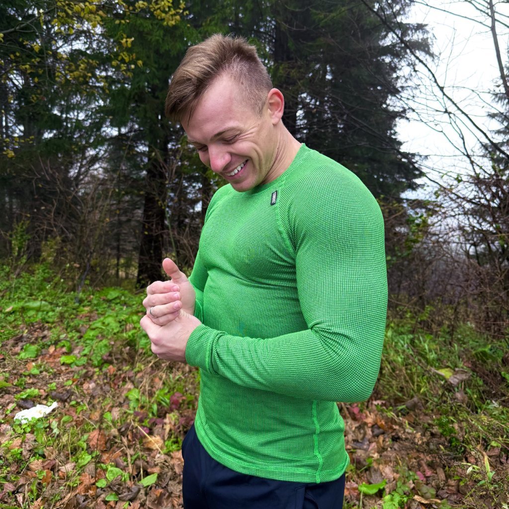 Zelené pánske termo tričko z modalu Veľkosť: 3XL