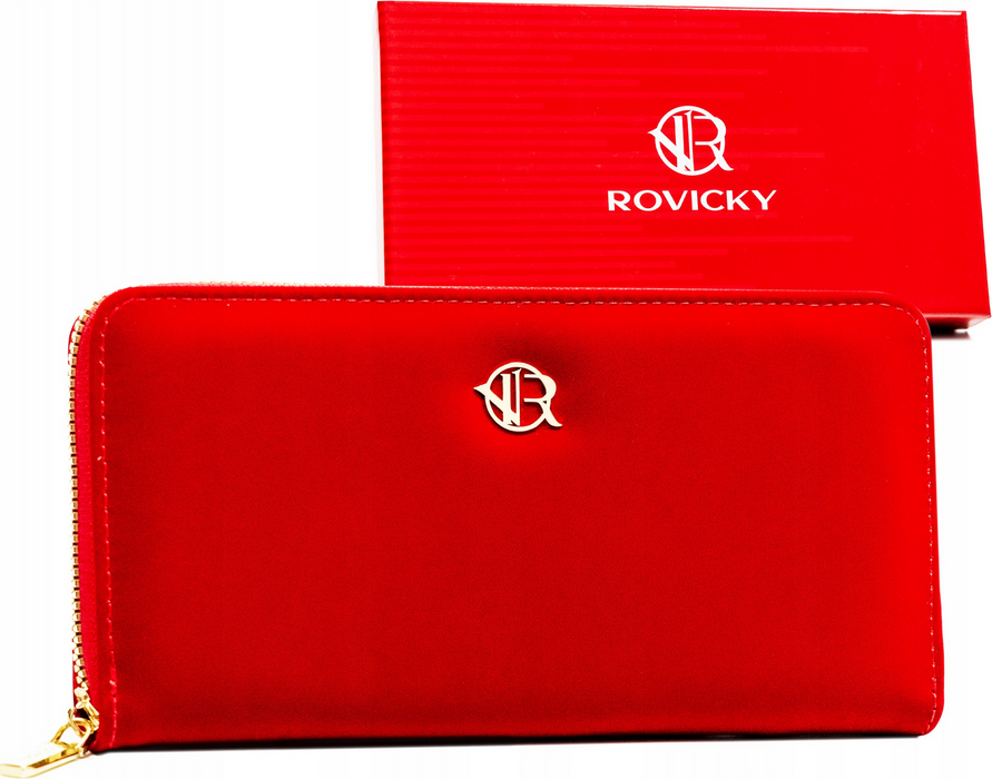 Rovicky červená hladká peňaženka V365 R-PRK-01-V36 Veľkosť: ONE SIZE