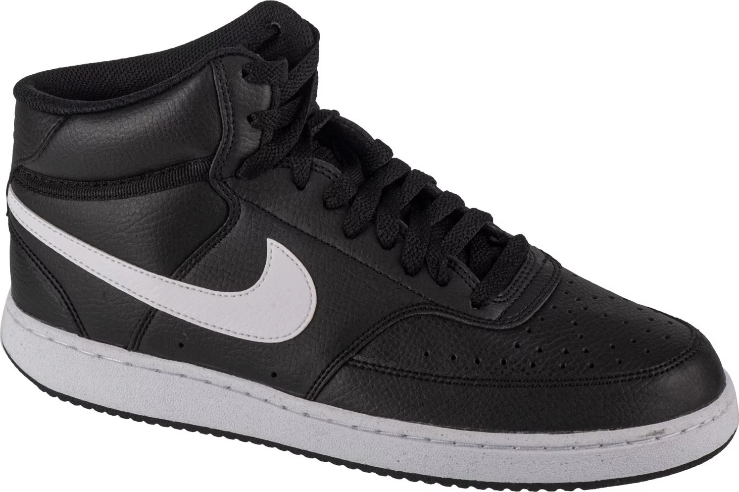 Čierne členkové tenisky Nike Court Vision Mid DN3577-001 Veľkosť: 46