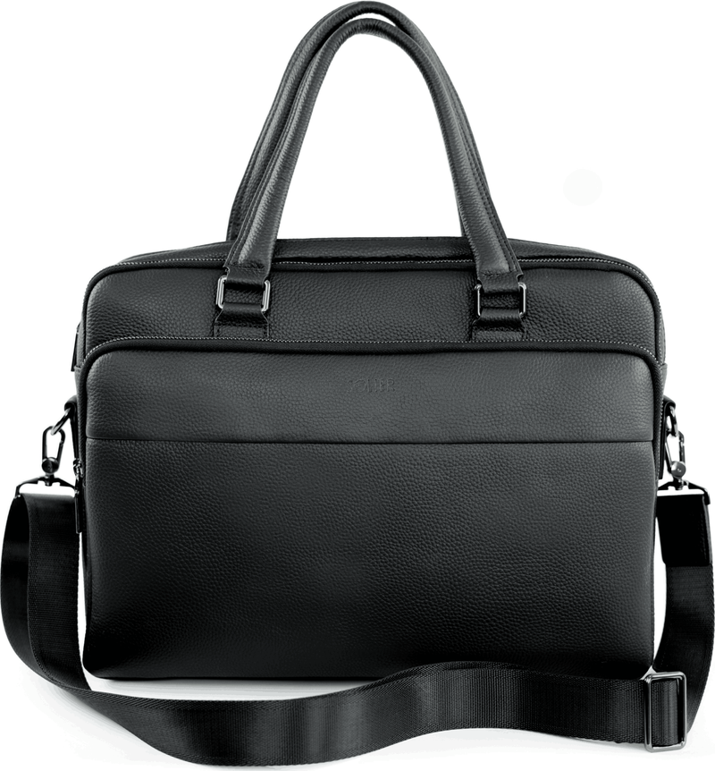 Pánska kožená taška na notebook a dokumenty Solier Volden SL43 VOLDEN BLACK 252320 Veľkosť: ONE SIZE