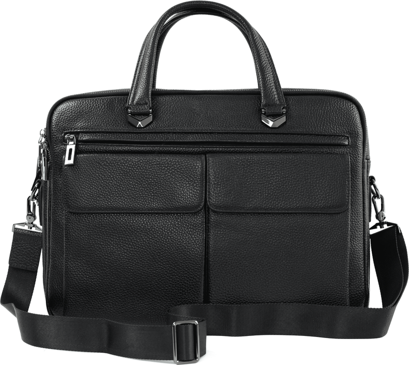 Čierna pánska kožená taška TORBA SL33 PORTER 252310 Veľkosť: ONE SIZE