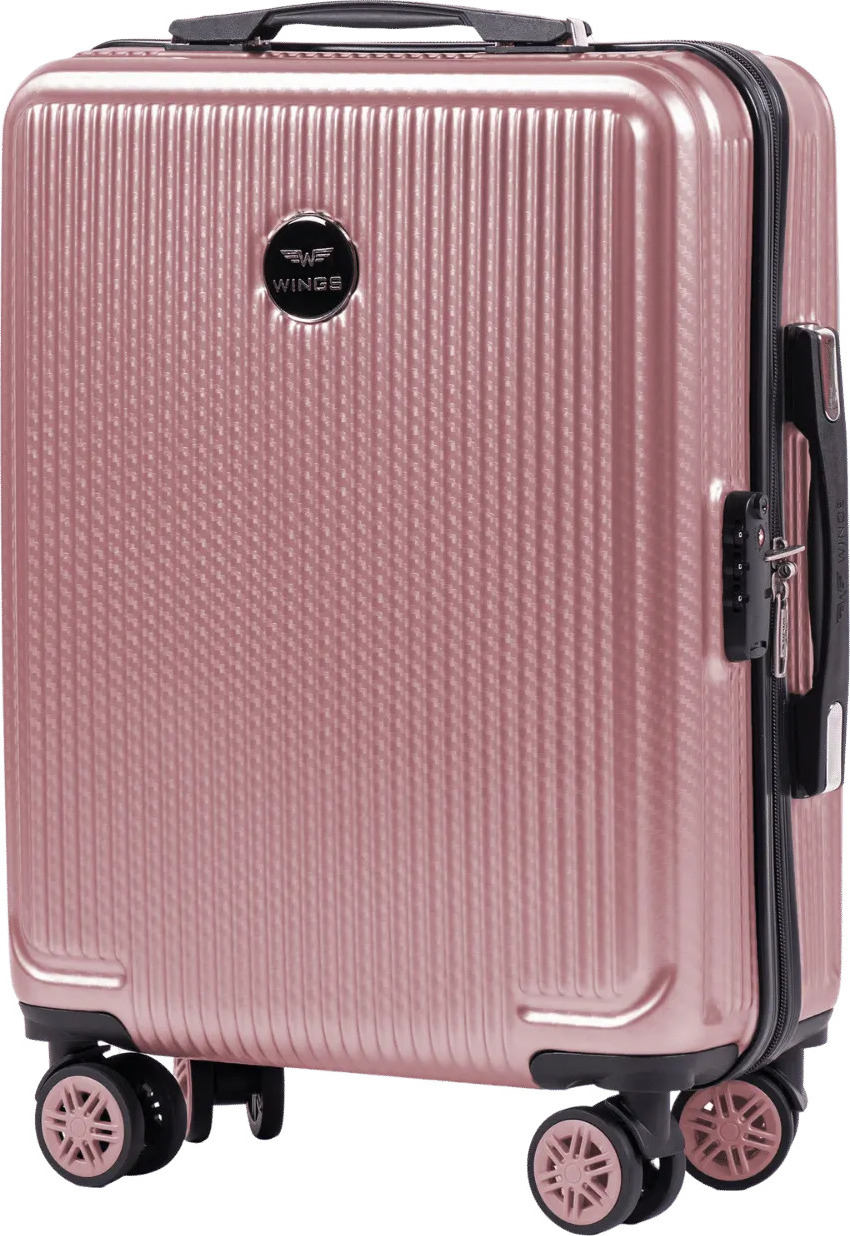 Ružový malý kufor AFRICAN EAGLE veľ. S PC565, Cabin suitcase Wings S, Pink, Policarbon Veľkosť: S