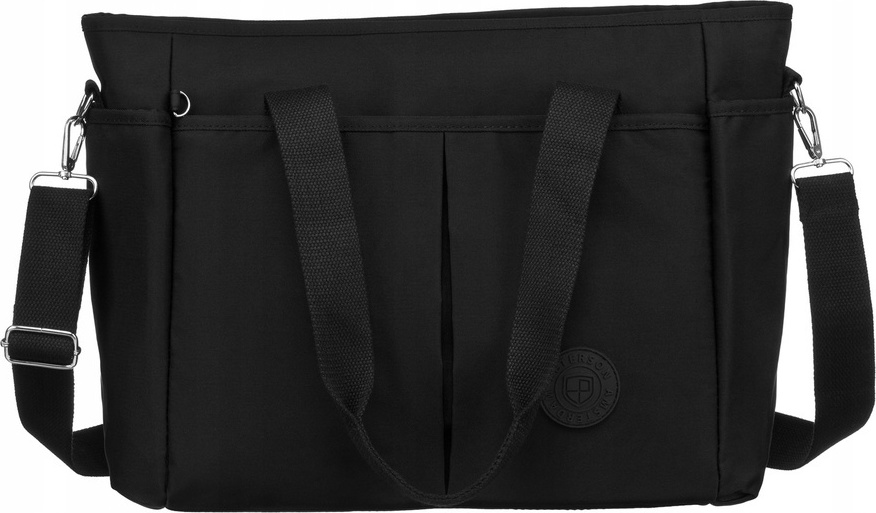 Peterson čierna textilná shopper taška PTN 3303-CO Veľkosť: ONE SIZE