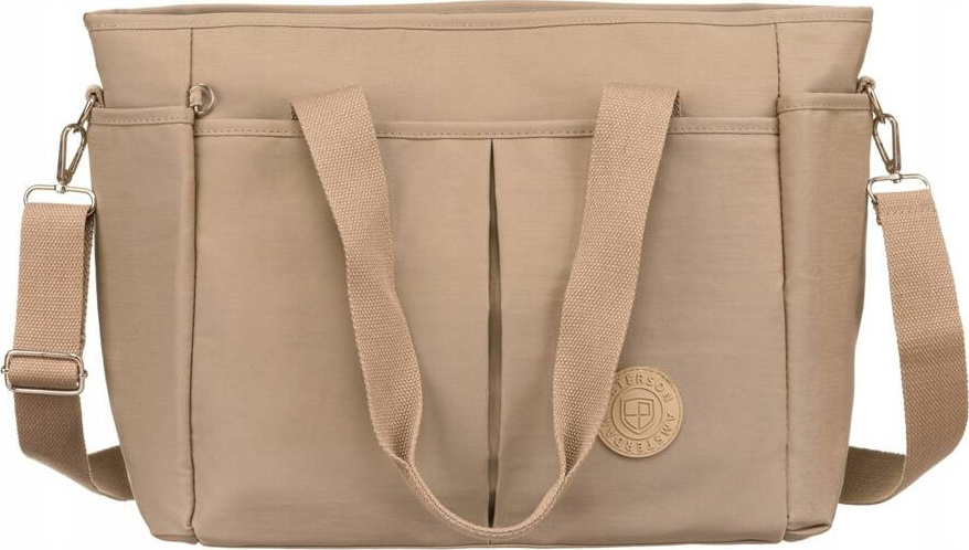 Peterson béžová textilná shopper taška PTN 3303-CO Veľkosť: ONE SIZE