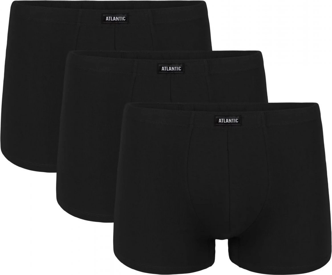 Čierne pánske boxerky 3-PACK Veľkosť: S