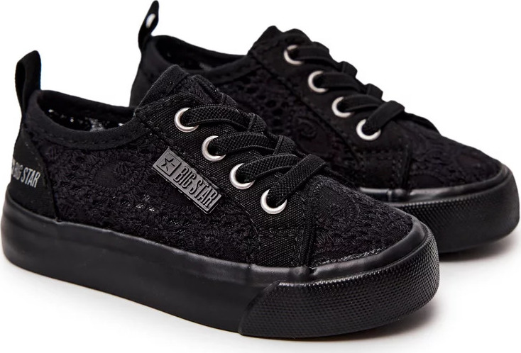 Čierne Openwork Sneakers Big Star Veľkosť: 22