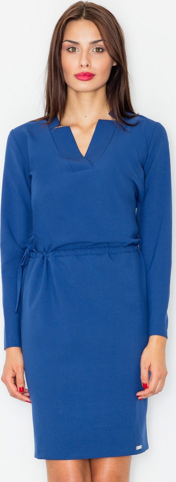 Dámske tmavo modré šaty M533 Veľkosť: S