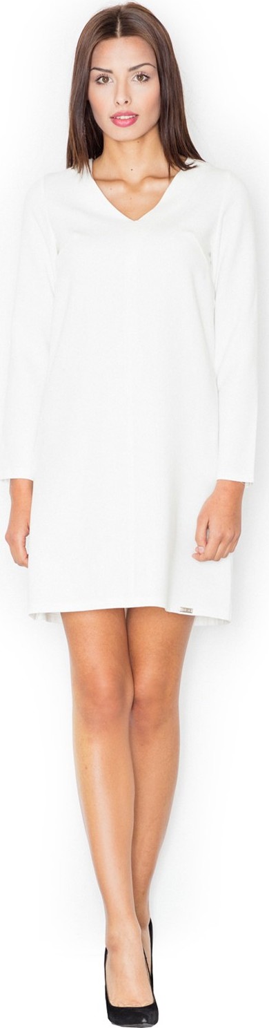 Voľné smotanové šaty M471 Veľkosť: L