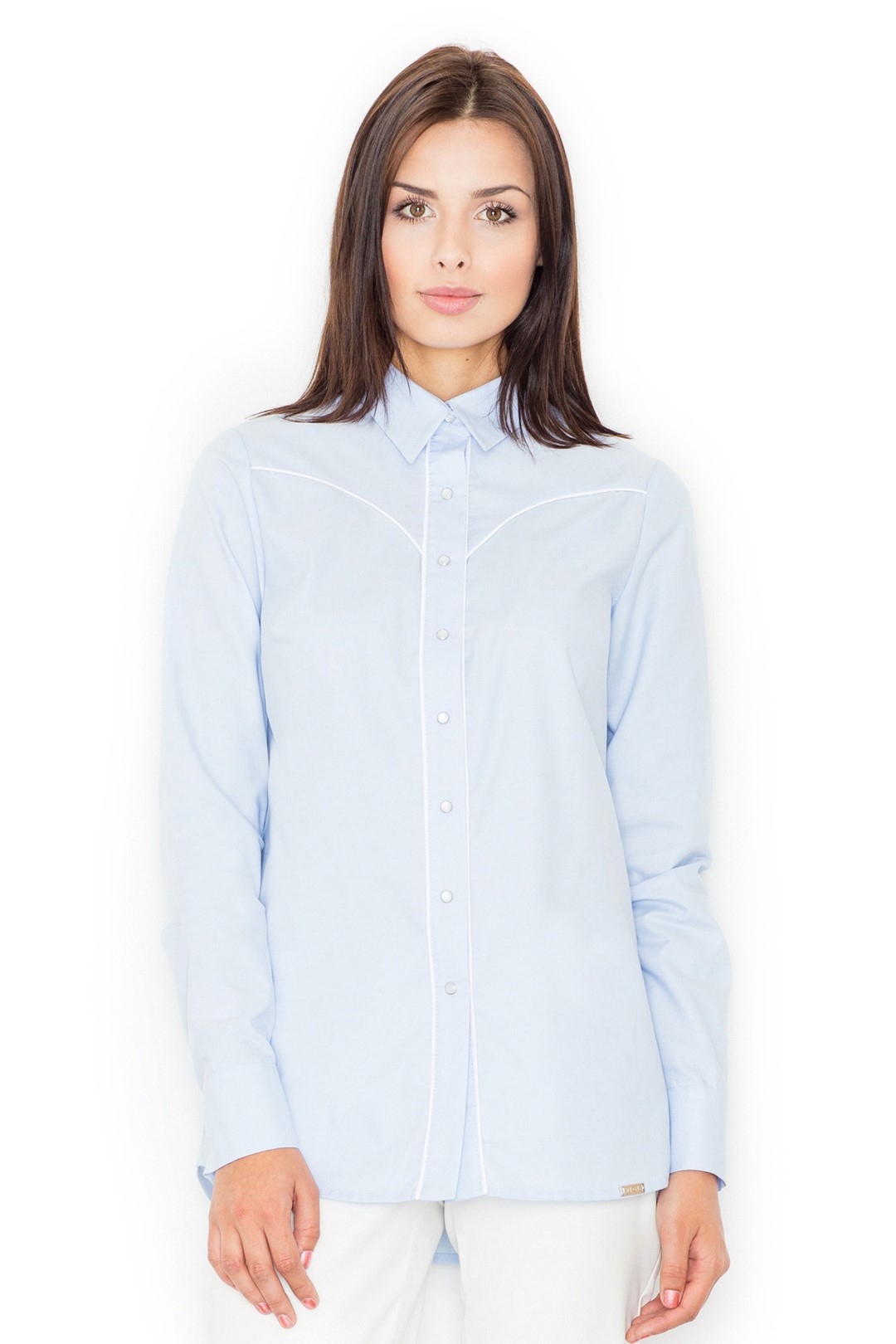 Modrá košeľa M492 Veľkosť: S