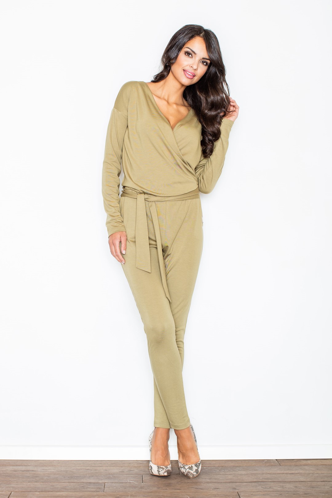Overal s dlhým rukávom M413 Olive green Veľkosť: L