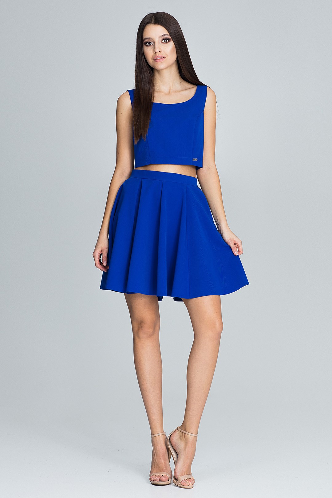 Set sukne + top M572 Blue Veľkosť: L