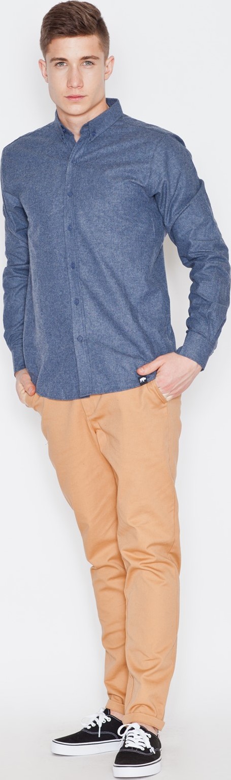 Modrá košeľa V010 Blue Veľkosť: 2XL