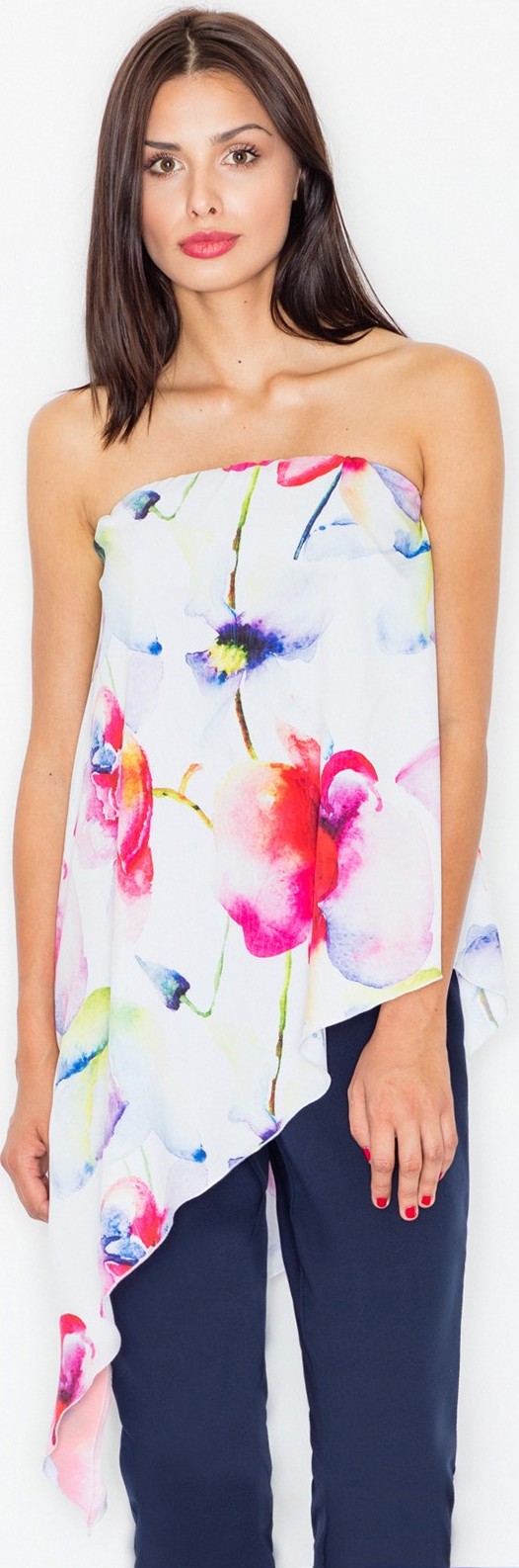 Kombinovaný overal s kvetinovým topom M500 Navy pattern 7 Veľkosť: L