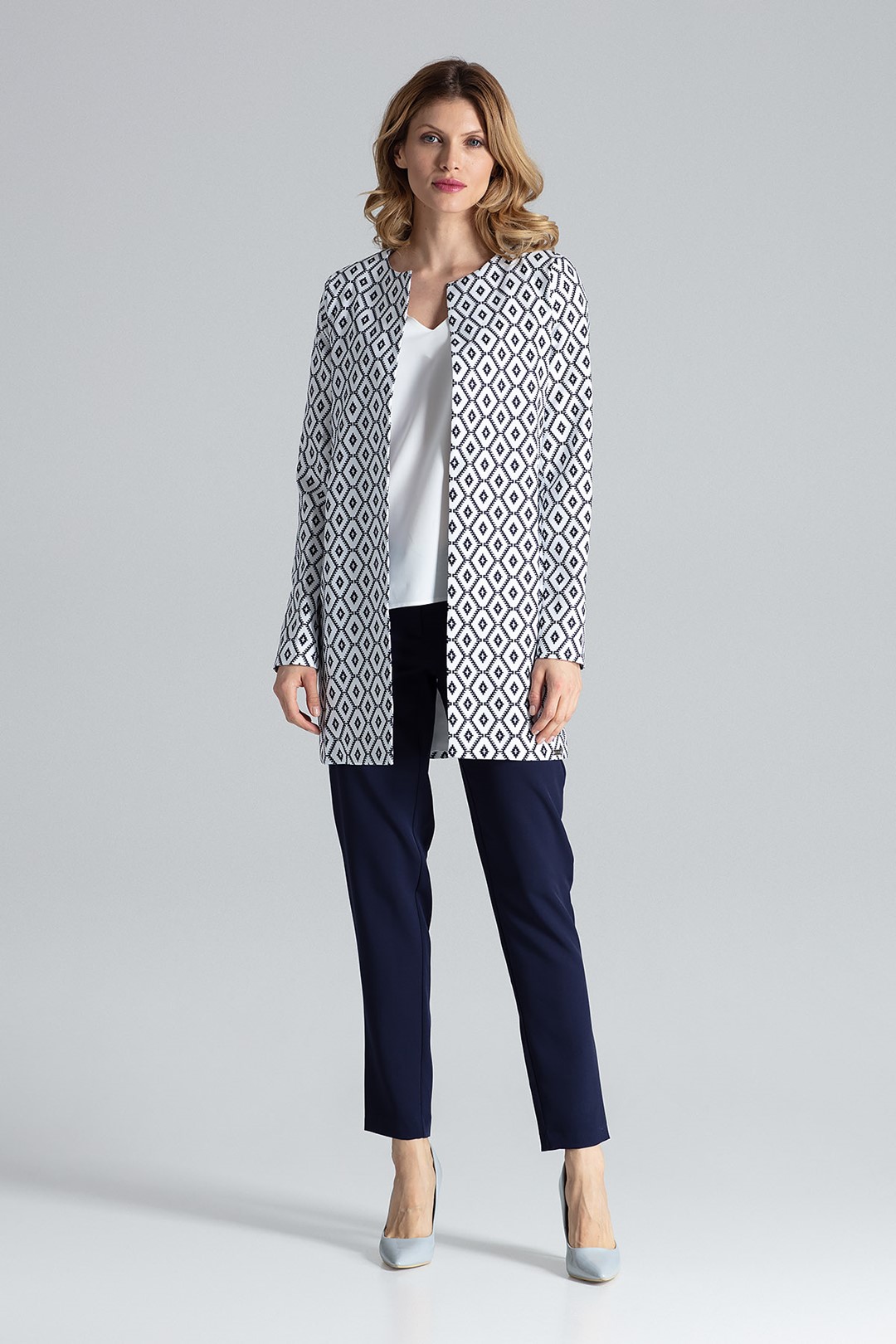 Vzorovaný blejzer M551 Pattern 69 Veľkosť: S