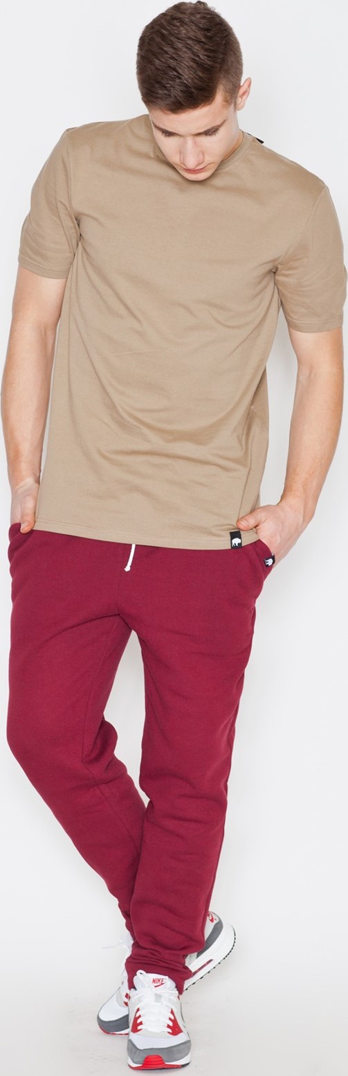 Bordové tepláky V011 Deep red Veľkosť: S