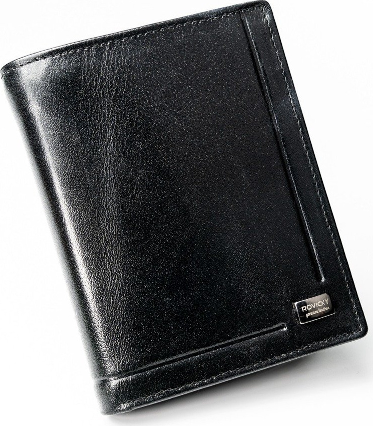 ROVICKY Čierna pánska peňaženka L048 PC-106-BAR Veľkosť: ONE SIZE