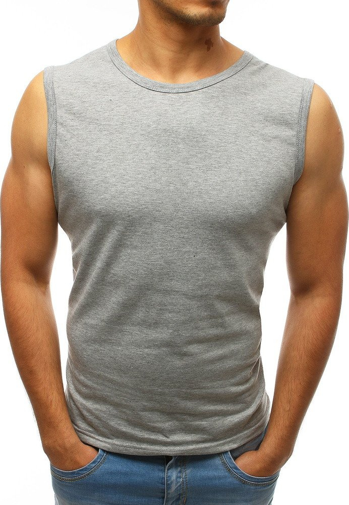 Šedé pánske tielko rx3498 Veľkosť: S