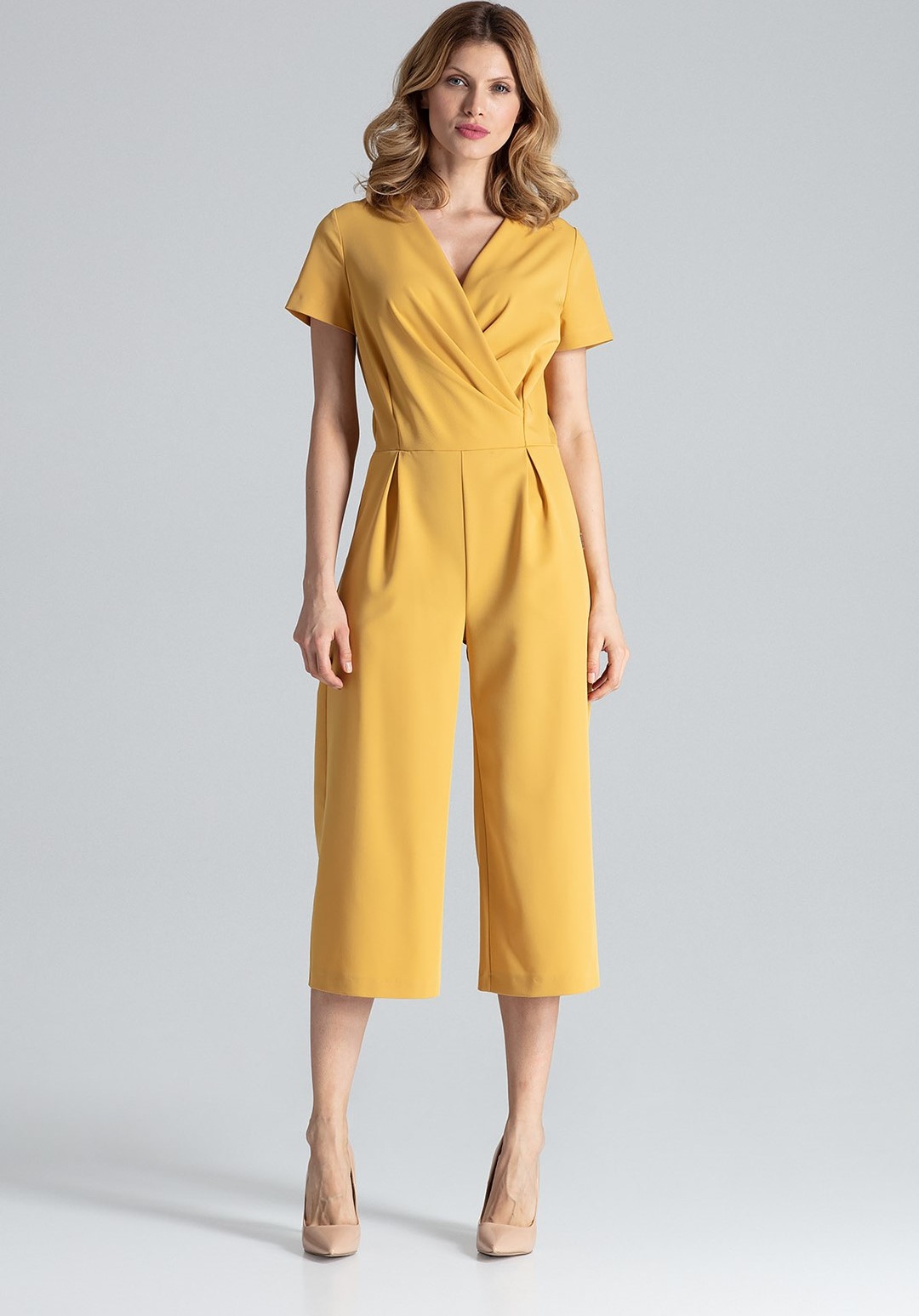 Horčicový dámsky overal M664 Mustard Veľkosť: M