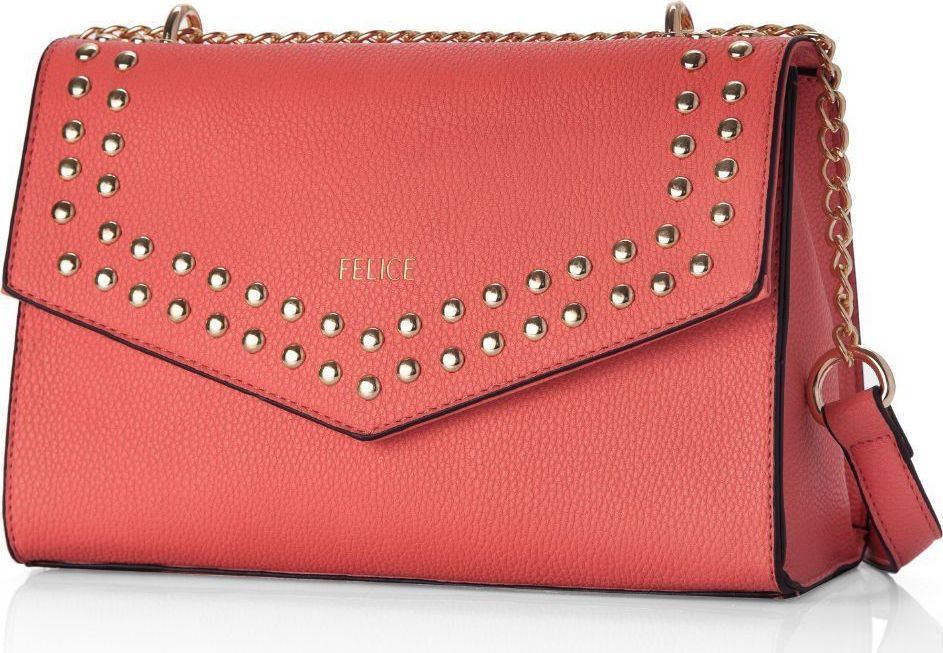 Koralová crossbody kabelka (FB37 RED) Veľkosť: ONE SIZE