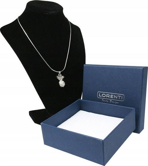 Strieborný náhrdelník s príveskom ananásu LORENTI 19 19 SILVER Veľkosť: ONE SIZE