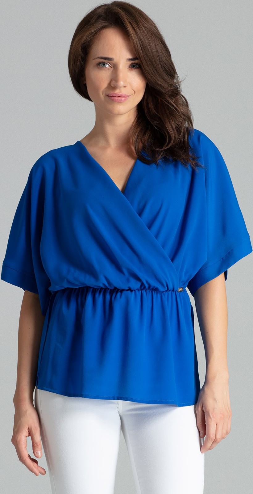 Modrá blúzka L063 Sapphire Veľkosť: L