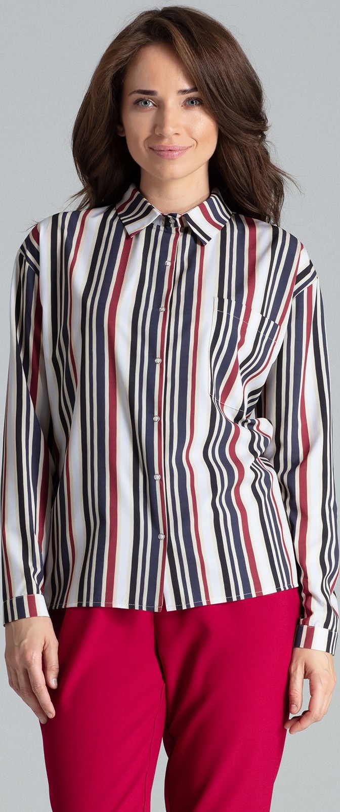 Vzorovaná košeľa L059 Pattern 110 Veľkosť: S