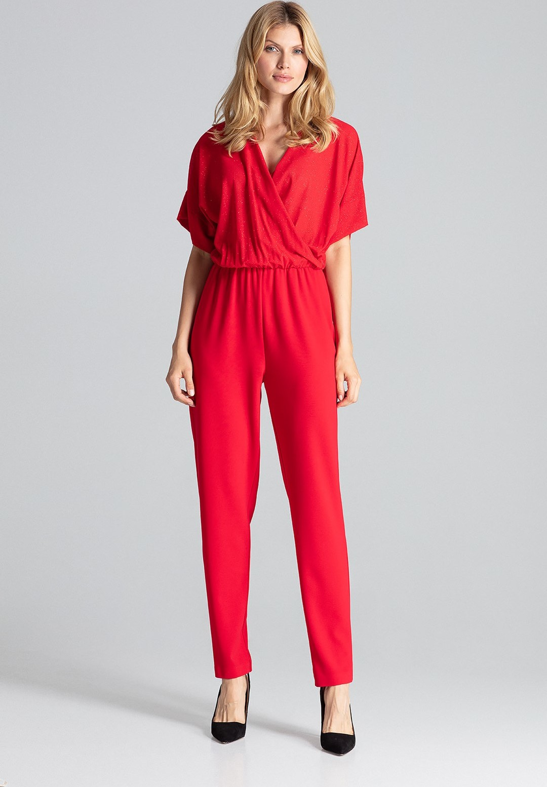 Elegantný overal M684 Red Veľkosť: S
