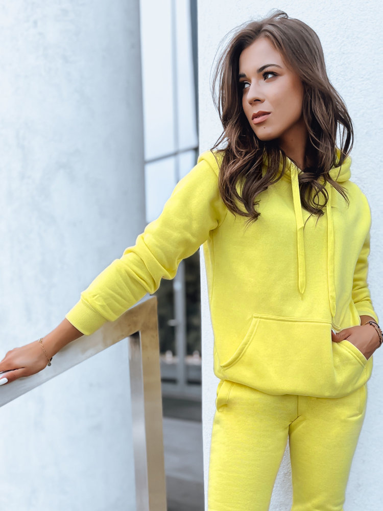 Dámska žltá mikina BY0284 Veľkosť: M