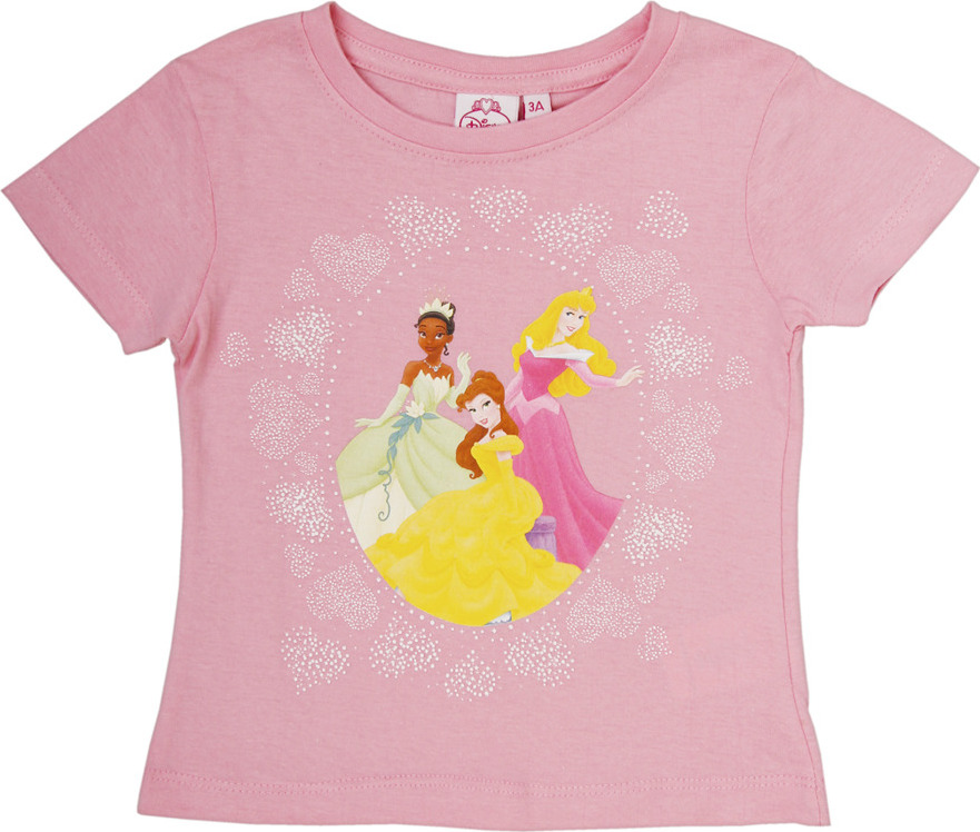 Disney Princess Ružové tričko Veľkosť: 102