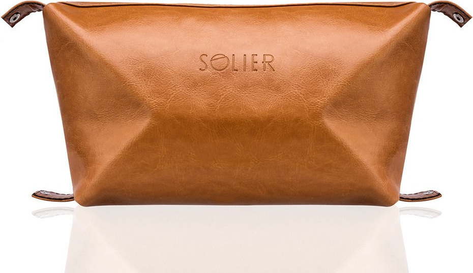 Kozmetická taška pre mužov SK01 camel Veľkosť: ONE SIZE